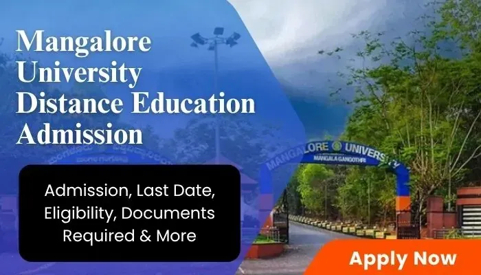 Mangalore University Distance Education Admission