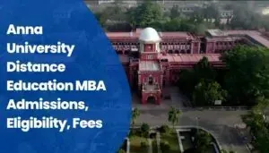 Anna University MBA Distance Education