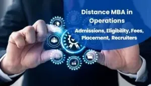Distance MBA in Operations