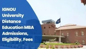 IGNOU Distance MBA