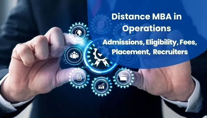 Distance MBA in Operations